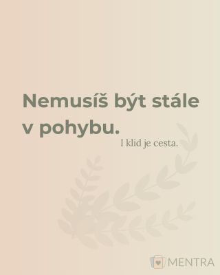 Listopad má zvláštní rytmus. Všechno se zpomaluje — dny se krátí, světlo měkne, a i tělo si říká o víc klidu. 🍂 Není třeba...