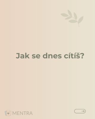 Zkus se na chvíli zastavit. Neřešit, jen vnímat. Jak se máš. Co se v tobě děje. Co potřebuješ slyšet. 🌿 Mentra karty...